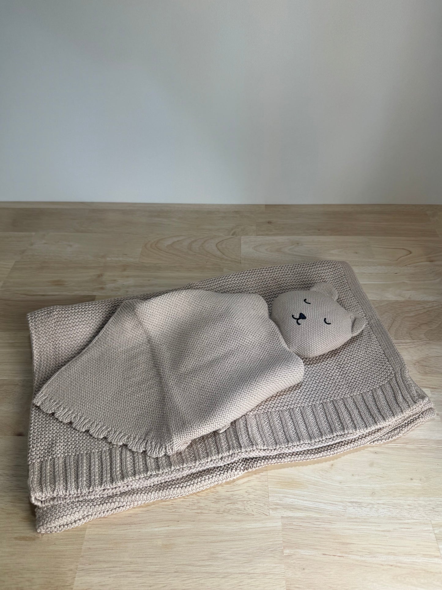 Coastal Oat Baby Blanket