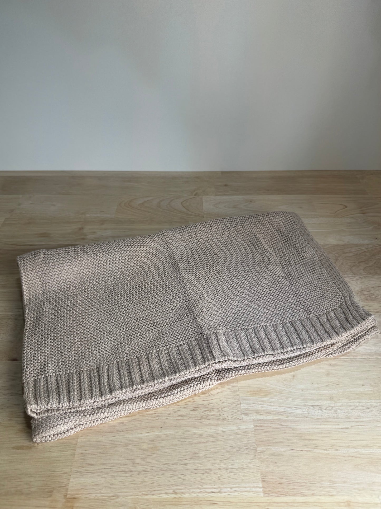 Coastal Oat Baby Blanket