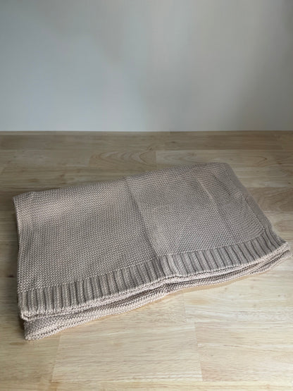 Coastal Oat Baby Blanket