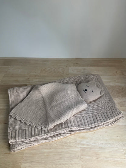 Coastal Oat Baby Blanket
