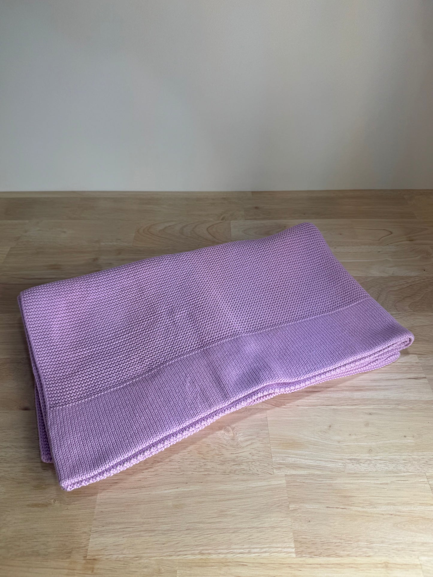 Sea Lavender Baby Blanket