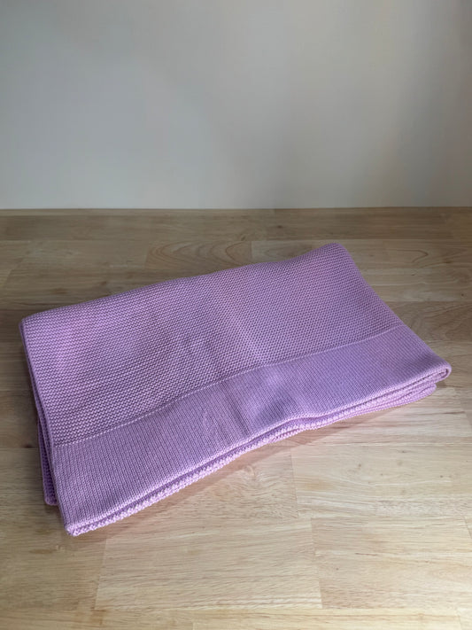 Sea Lavender Baby Blanket