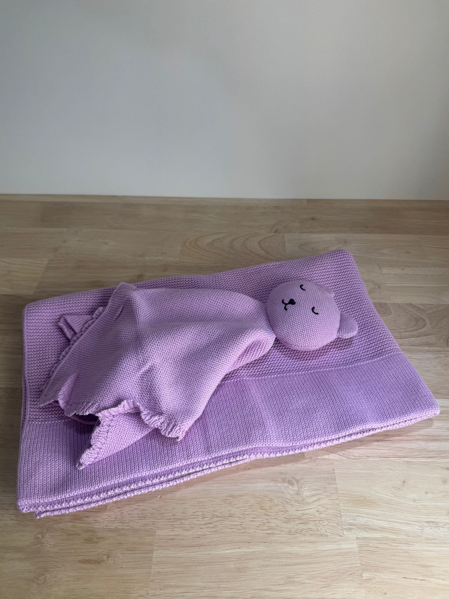 Sea Lavender Baby Blanket