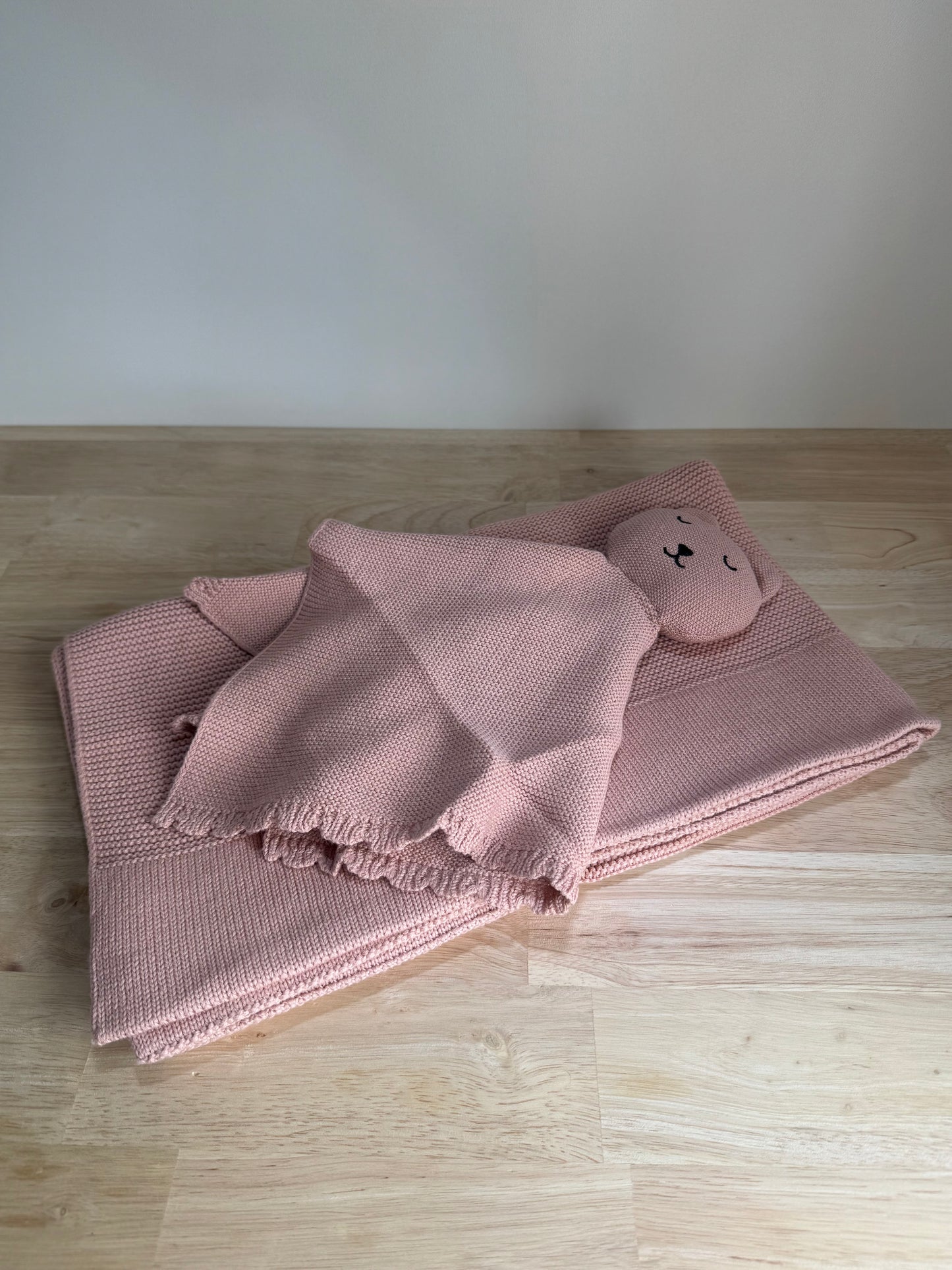 Coral Drift Baby Blanket