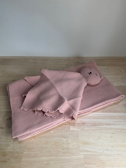 Coral Drift Baby Blanket